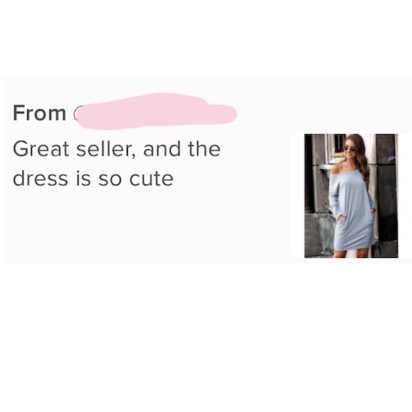 Casual Grey Boat Neck Long Sleeve Mini Dress - Picture 8 of 10